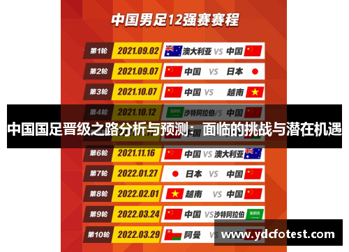 中国国足晋级之路分析与预测：面临的挑战与潜在机遇
